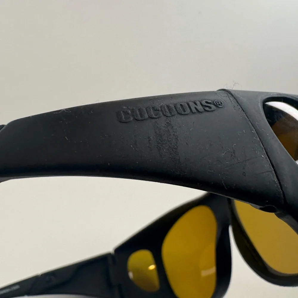 Cocoons C402Y Slime Line Sunglasses Yellow lens Sunglasses Fitovers